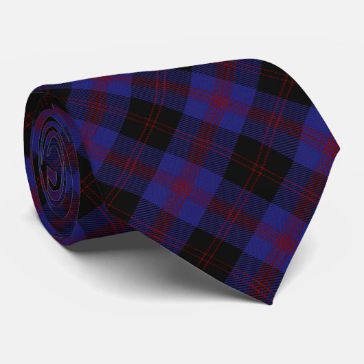 Cravate Angus District Tartan (Roulé)