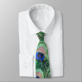 Cravate Animal - paon (Attaché)