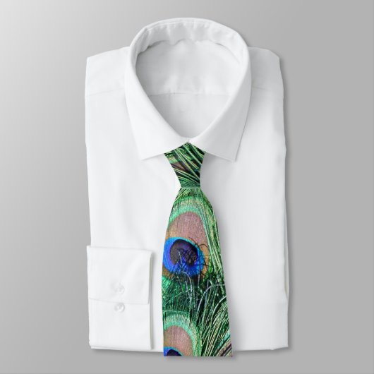 Cravate Animal - paon (Attaché)