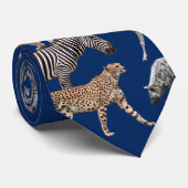 Cravate Animaux africains (Roulé)