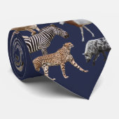 Cravate Animaux africains (Roulé)