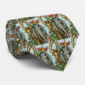 Cravate Animaux de zoo (Roulé)