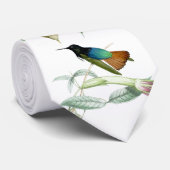 Cravate Animaux floraux de faune de fleurs d'oiseaux de (Roulé)