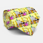 Cravate Animaux heureux (Roulé)
