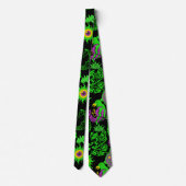 Cravate Animaux psychédéliques motif Black BG (Dos)