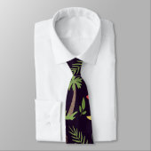 Cravate Animaux tropicaux singes motifs sans soudure & mac (Attaché)