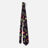 Cravate Animaux tropicaux singes motifs sans soudure & mac (Dos)