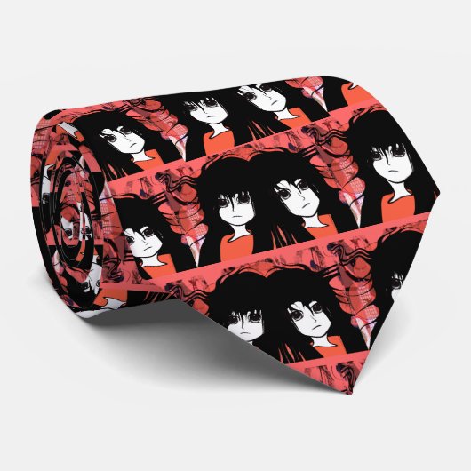 Cravate Anime Twins (Roulé)