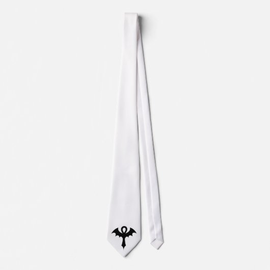 Cravate Ankh avec ailes de chauve-souris (Devant)