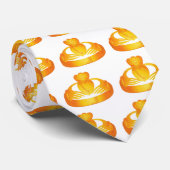 Cravate anneau de claddaghe or (Roulé)