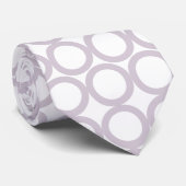 Cravate Anneaux de mood/lilac (Roulé)