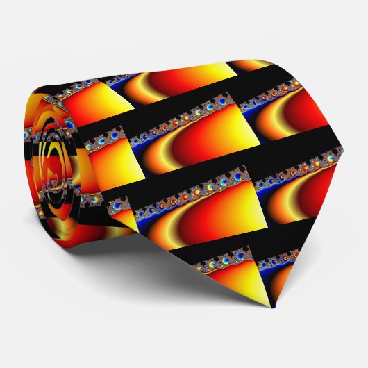 Cravate Anneaux Fractasiens - Fractal (Roulé)