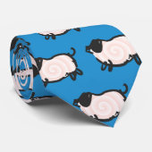 Cravate Année de cochon humoristique Anniversaire Choisir (Roulé)