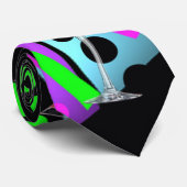 Cravate Années 50 de temps de cocktail les rétros (Roulé)