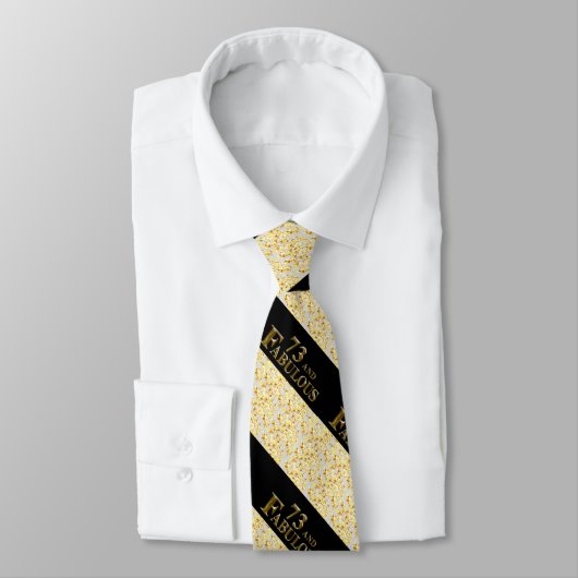 Cravate Anniversaire 73 ans (Attaché)