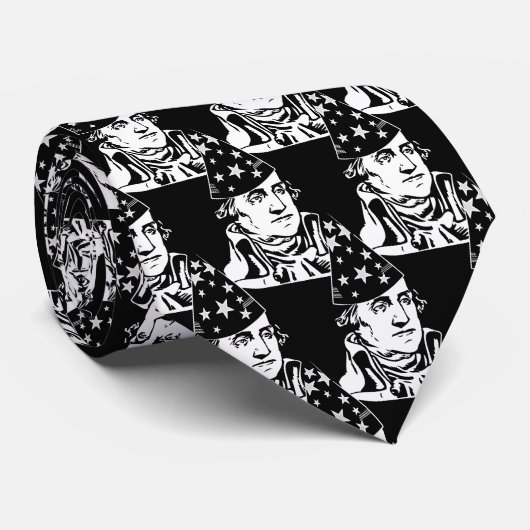 Cravate Anniversaire de George Washington (Roulé)