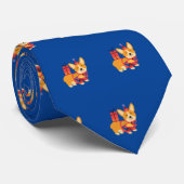 Cravate Anniversaire de Pembroke Welsh Corgi (Roulé)