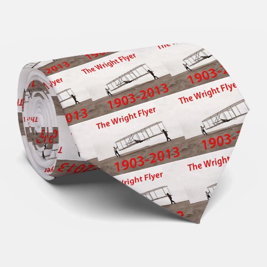 Cravate Anniversaire d'insecte de Wright (1903-2013) (Roulé)