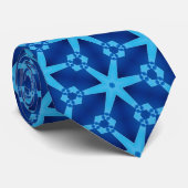 Cravate Anniversaire du mari bleu de la Marine (Roulé)