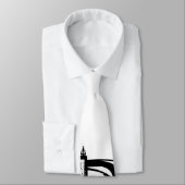 Cravate ANNONCE Paris Noir (Attaché)