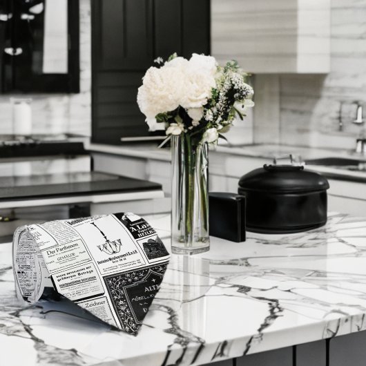 Cravate Annonces vintages de journaux allemands début 1900