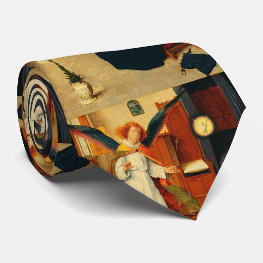 Cravate Annonciation de la Vierge Marie par Gerard David (Roulé)