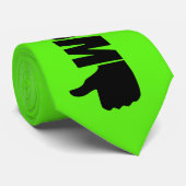 Cravate Anti-Trump / Baisse les pouces, (Roulé)