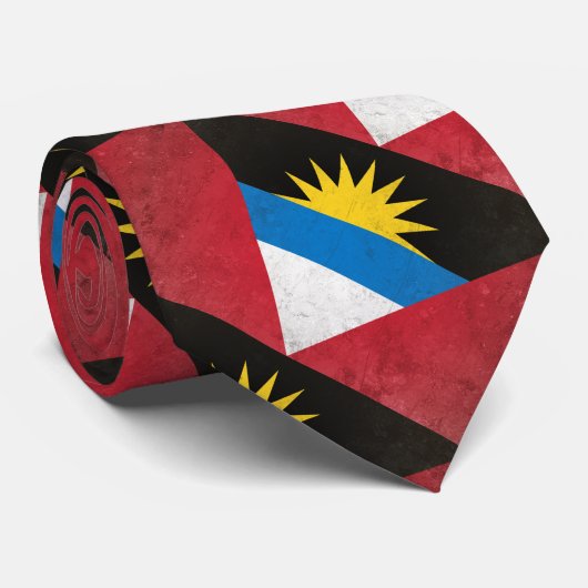 Cravate Antigua-et-Barbuda (Roulé)