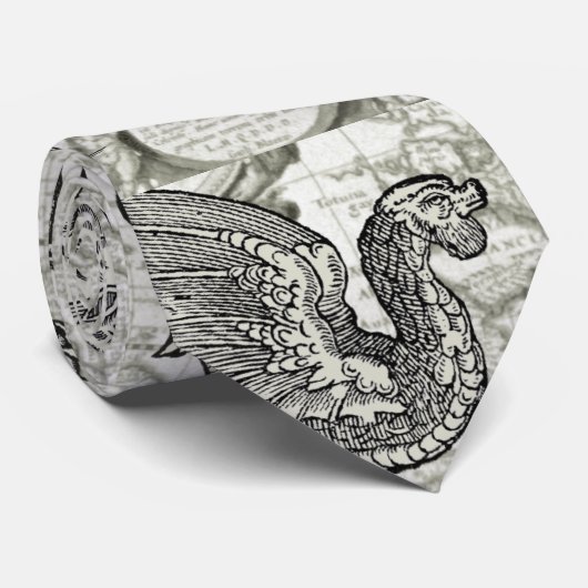 Cravate antique de Cryptozoology (Roulé)