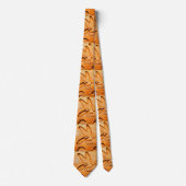 Cravate ANTIQUE EGYPTIENNE HONEY BEE BEEKEEPER Orange Jaun (Devant)