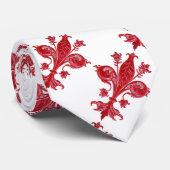 CRAVATE ANTIQUE FLEUR DE LISE FLORENTINE (Roulé)