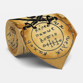 CRAVATE ANTIQUE TALISMAN / PIRATES CARTE DU TRÉSOR (Roulé)