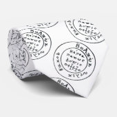 CRAVATE ANTIQUE TALISMAN / PIRATES CARTE DU TRÉSOR (Roulé)