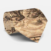 Cravate Antique vieille carte inspirée (3) (Roulé)