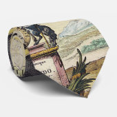Cravate Antique vieille carte inspirée (4) (Roulé)