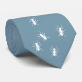 Cravate Ants Dusty Blue (Roulé)