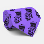 Cravate Appareil-photo vintage (Roulé)