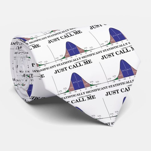 Cravate Appelez-juste moi statistiquement significatif (Roulé)