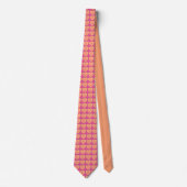 Cravate Appelez-moi Valentine's Day Pink Orange Candy Hear (Devant)