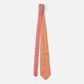 Cravate Appelez-moi Valentine's Day Pink Orange Candy Hear (Dos)