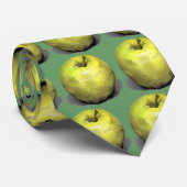 Cravate Apple vert attachent (Roulé)
