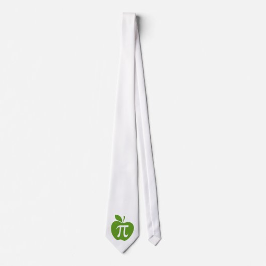 Cravate Apple vert pi (Devant)