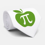 Cravate Apple vert pi (Roulé)