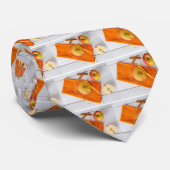 Cravate Applesauce à la cannelle et cuillère orange (Roulé)
