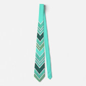 Cravate Aqua Rise Chevron (Devant)
