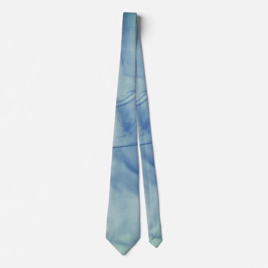 Cravate Aqua stratifié (Devant)