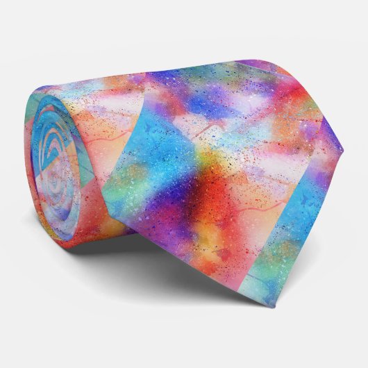 Cravate Aquarelle (Roulé)