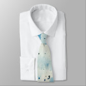 cravate aquarelle abstraite (Attaché)