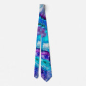 Cravate Aquarelle Abstraite (Dos)