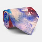 Cravate Aquarelle Abstraite I (Roulé)